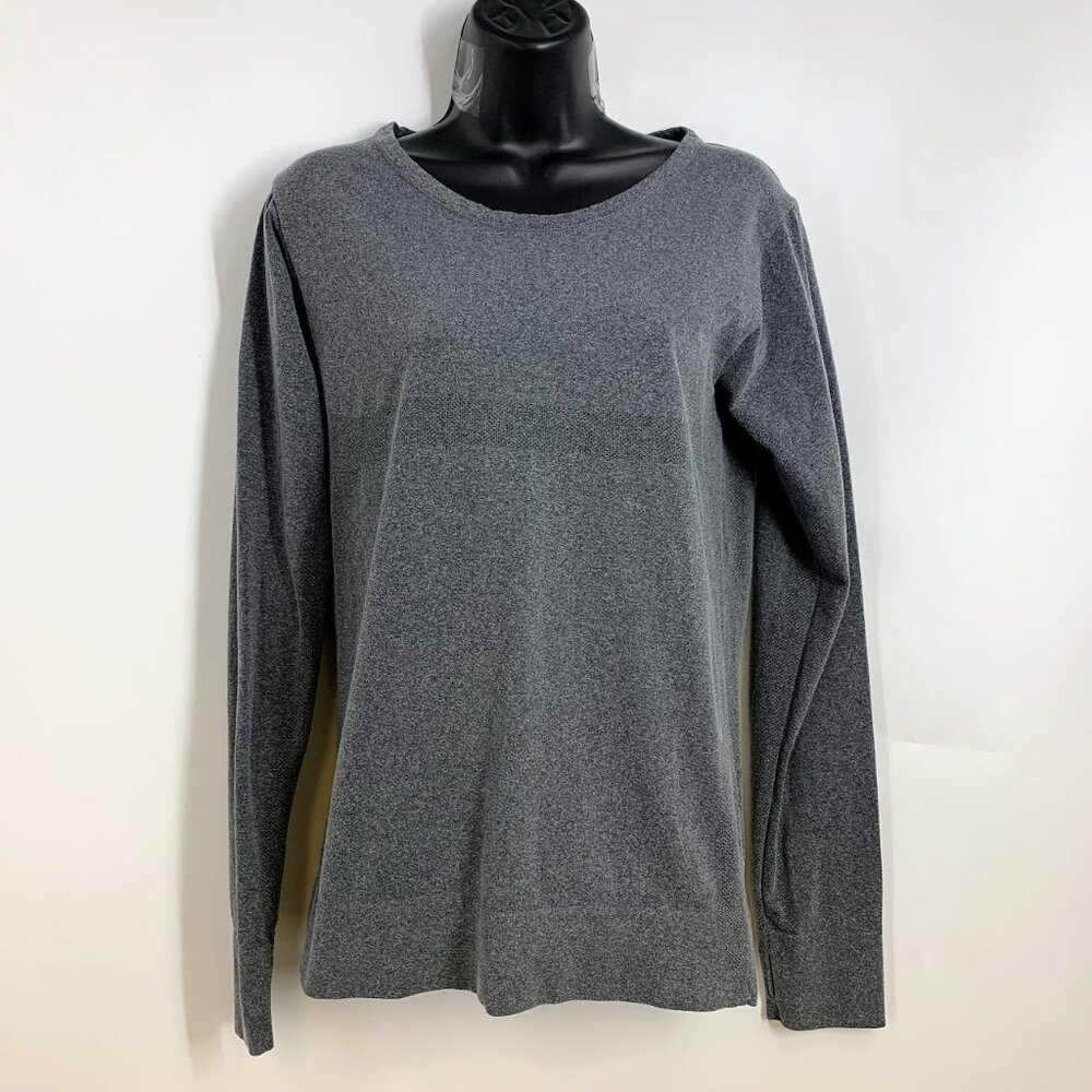 Zyia Active Women's Seamless‎ Long Sleeve Vented Thumbholes Athletic Top SZ XL
